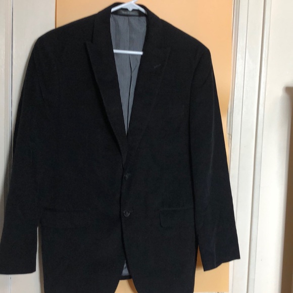 Calvin Klein Black Corduroy Blazer XC